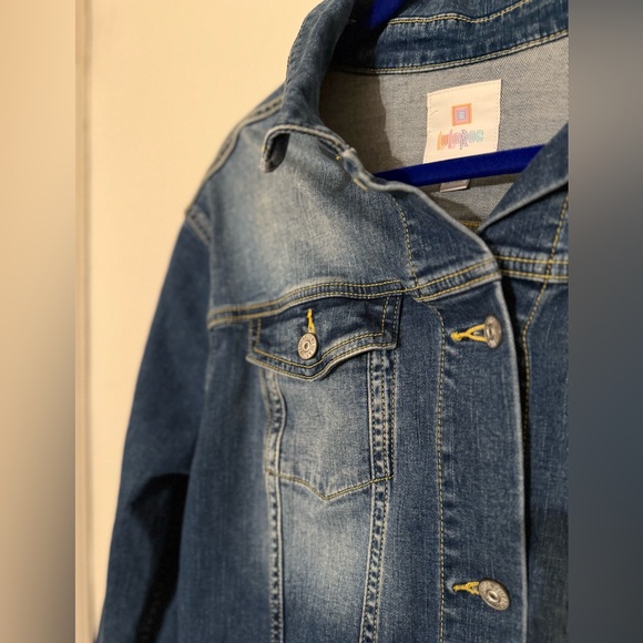 LuLaRoe Limited Edition Jaxon Denim Jacket EXCELLENT LIKE NEW CONDITION - Picture 5 of 7